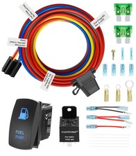 Faststorm 12v Electric Fuel Pump Relay With Rocker Switches Kit Faststorm 12v Electric Fuel Pump Relay With Rocker Switches Kit