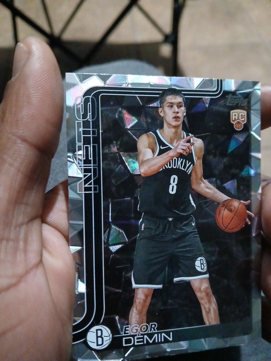 Egor Demin Rookie Card Diamante Foil 2025-26 Topps #208