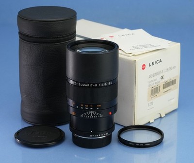 LEICA LEITZ 11273 APO-ELMARIT-R 180MM F2.8 R ROM LENS +BOX +CAPS +E67 UVa MINT!