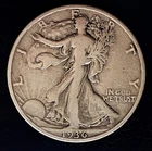 1936 P Walking Liberty Half Dollar 90% Silver 2