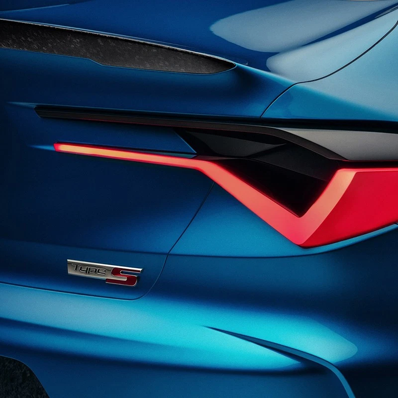 Guardabarros lateral maletero tipo S emblema para Acura Integra MDX ZDX RDX 2023-2026 insignia Foto 4 de 4