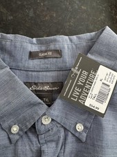 Camicia uomo manica lunga Eddie Bauer; alta XL