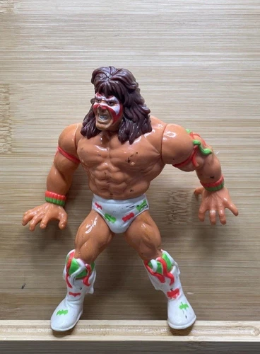 Vintage Hasbro 1991 Ultimate Warrior WWF Series 2 Wrestling Figure