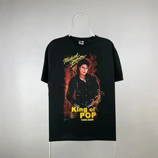 Dead Stock Michael Jackson T-Shirt Maglietta Uomo Vintage Retrò Rara Musica Pop S-5XL