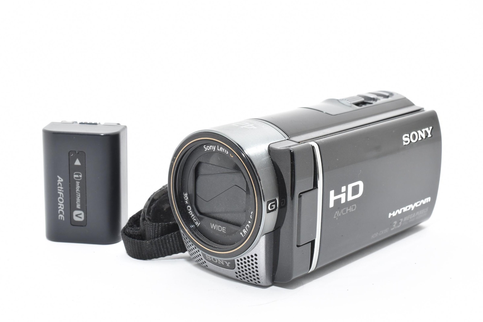 Sony Handycam HDR-CX180 Black Video Camera from Japan #489