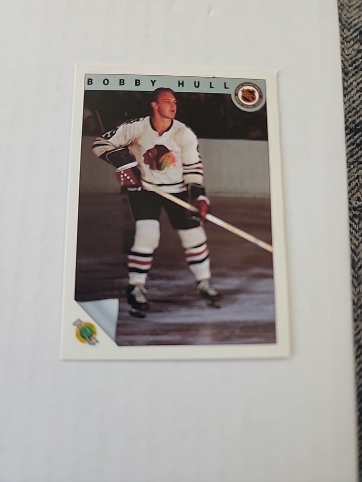 1991-92 Ultimate Original 6 #57 Bobby Hull Chicago Black Hawks  NrMt