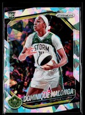 2025 Panini Prizm WNBA #116 Dominique Malonga Ice Prizms