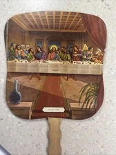 Vintage Mid-Century Ironton, Ohio Phillips Funeral Home Advertising Fan  9997