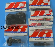 JR Helicopter JRP996056 Flybar Paddle Set (3D) Venture 30/50 Main Rotor Hub LOT