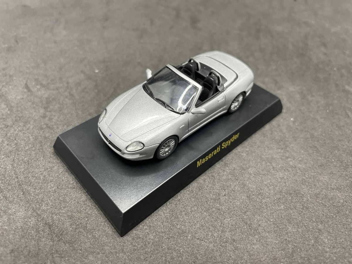 Kyosho 1/64 Maserati collection Spyder silver diecast model car