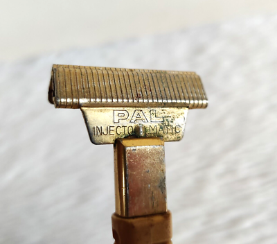 Vintage Pal Injectomatic Safety Razor Original Blade Old