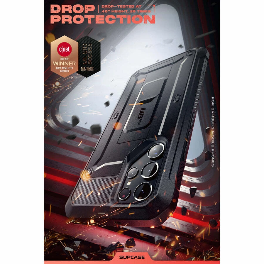 SUPCASE Military-Grade Protection Case Cover New For Samsung Galaxy S22 Ultra 5G - Image 4 of 4