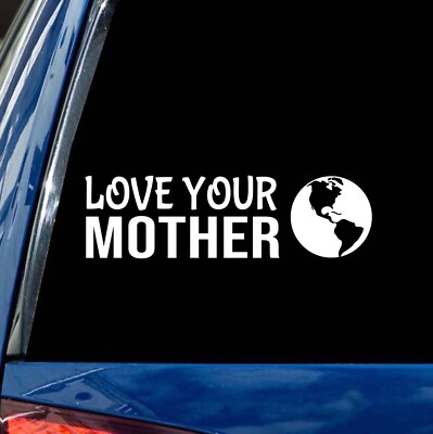 Love Your Mother decal vinyl earth environmentalist boho bumper sticker tumbler