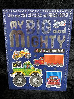 My Big & Mighty Sticker & Activity Book NEW NEVER USED By Make Believe Ltd