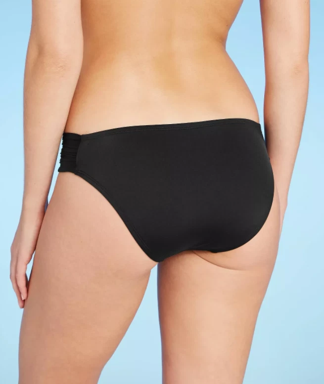女士的时髦比基尼底部 - 灯罩和海岸 - 黑色 - 各种尺寸 - S315 — 第 2/4 张图片
