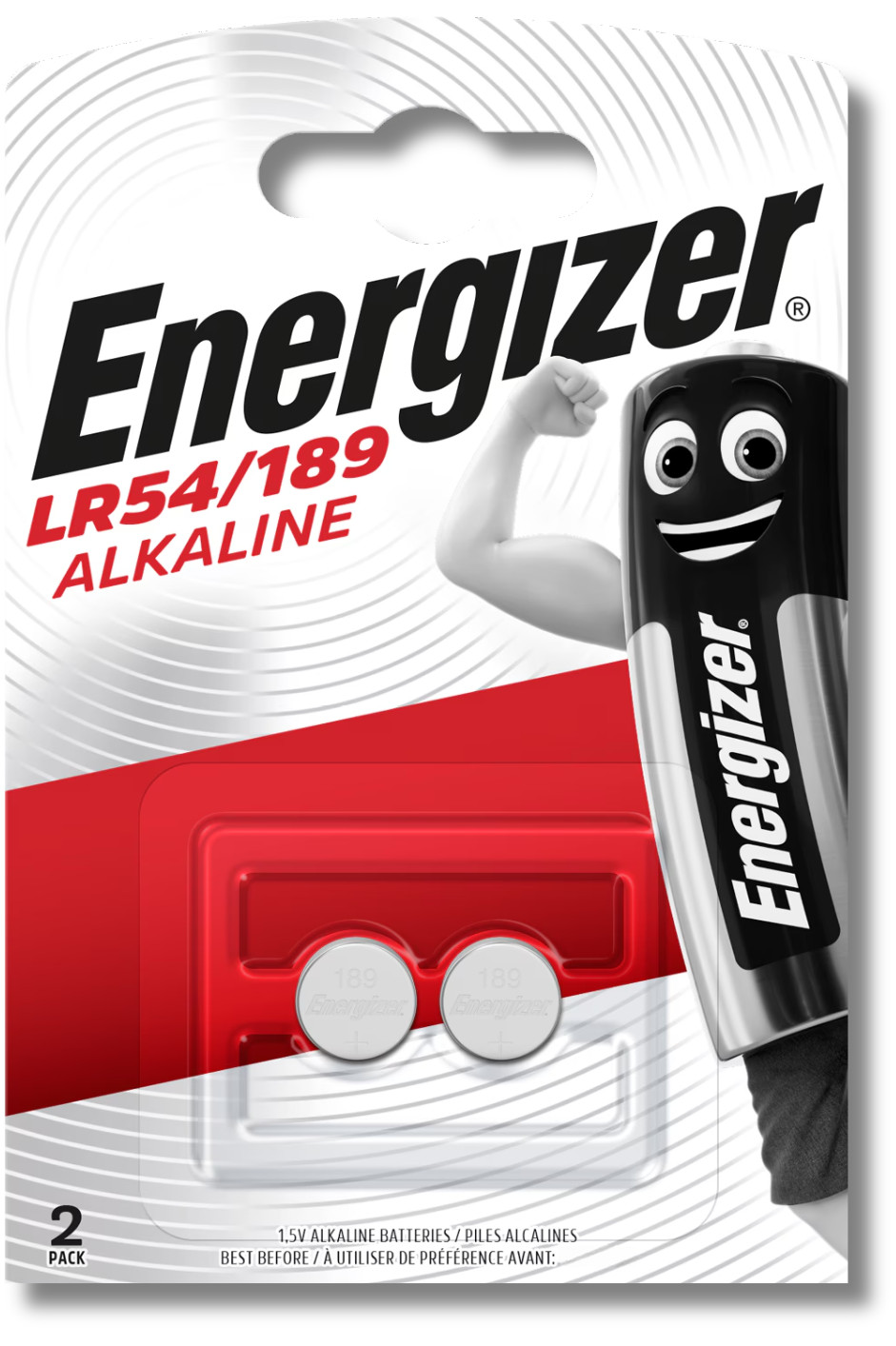 2x ENERGIZER LR54 Batteries 189 AG10 1.5V Alkaline Coin Cell *EXPIRY 09/2028*