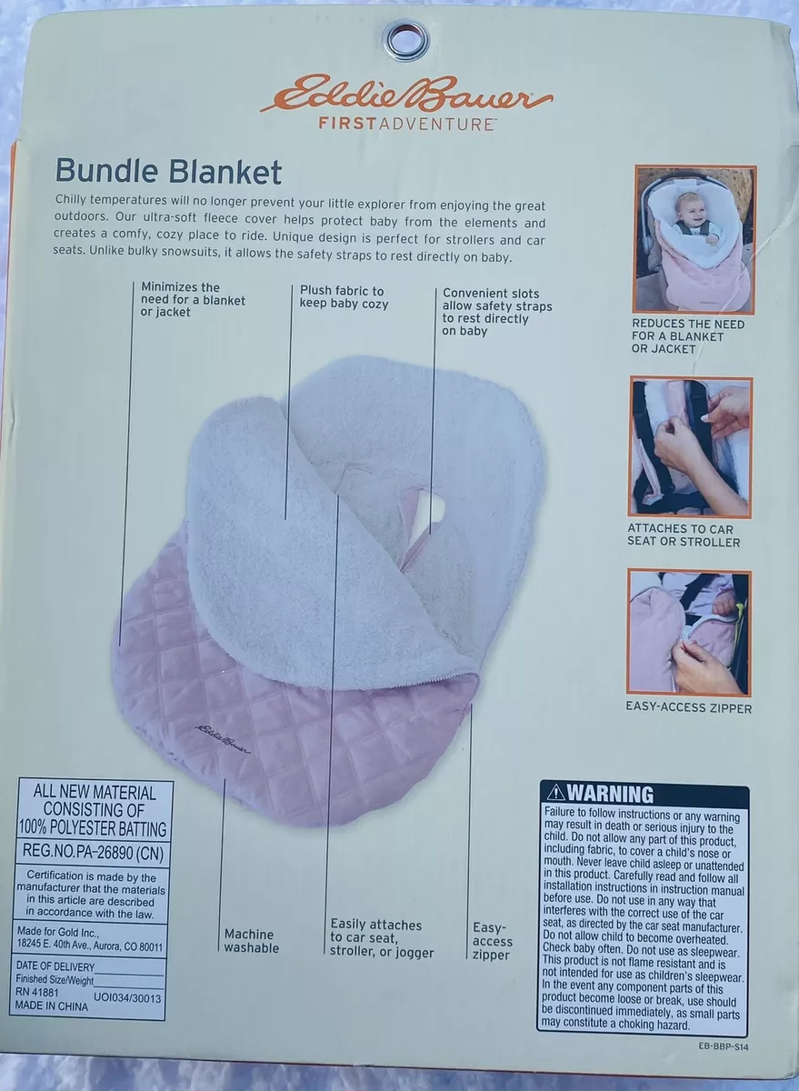 Eddie Bauer Bundle Blanket for stroller and car seat