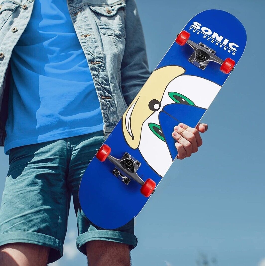 Sonic the Hedgehog Character Skateboards-Cruiser Skateboard Sonic the Hedgehog Character Skateboards-Cruiser Skateboard