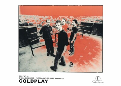 Coldplay - Promo Photo 1999 - Chris Martin - Parachutes - Rush Of Blood To Head