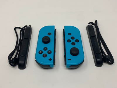 Nintendo Switch JOY-CON… ジャンク品　青色コントローラー Original Nintendo Switch Joy Con Controller Neon Blue/Neon Blue