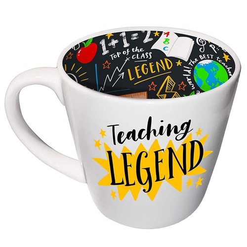 Inside Out Ceramic Mug with Gift Box Full Colour Pattern Inside - Choose Design - Picture 37 of 44