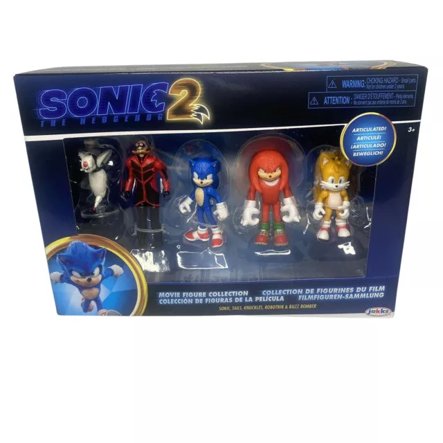 Jakks Pacific Sonic the Hedgehog 2 Movie Figure Collection, 5