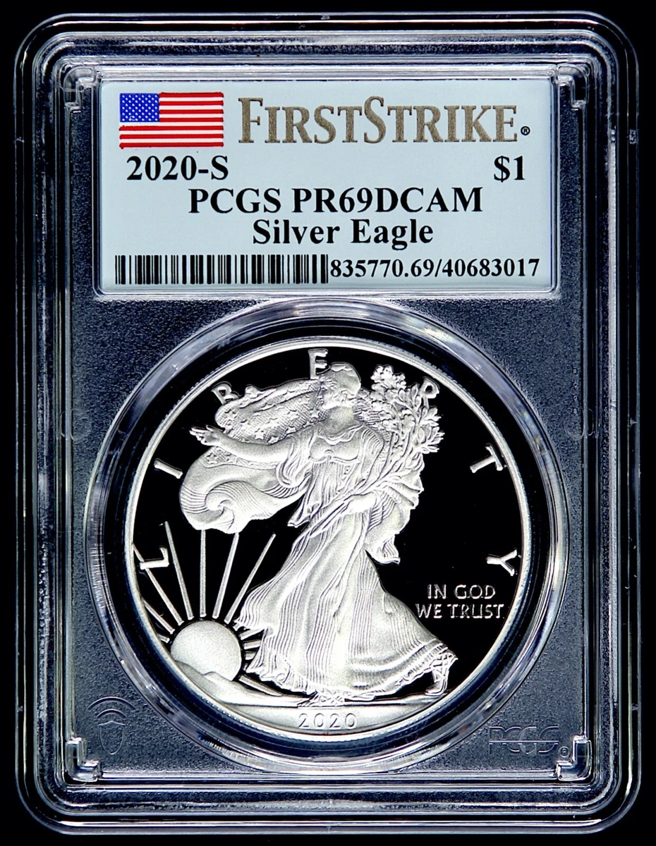 American Eagle PR 69 Graded 2020 Silver Bullion Coins for sale | eBay