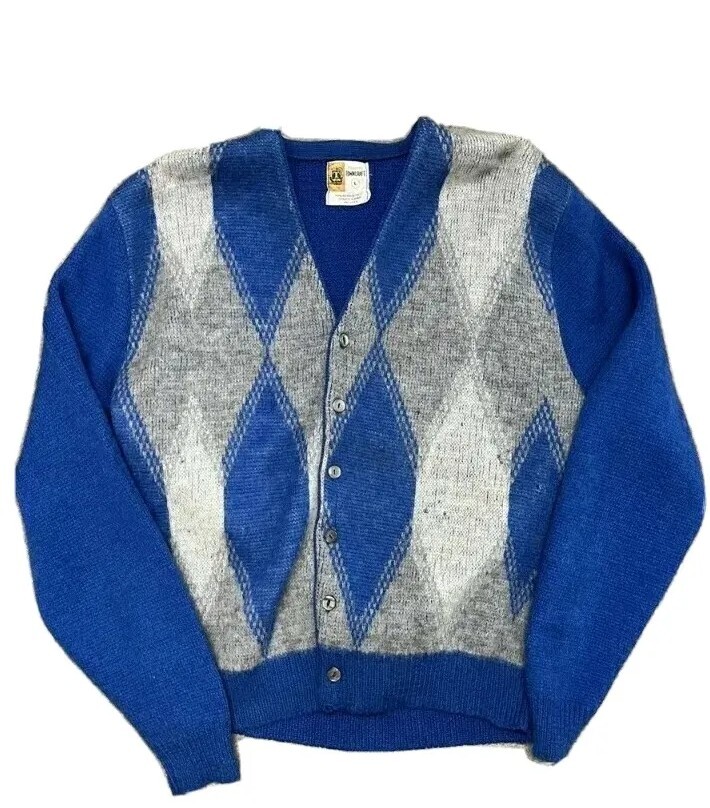 Vintage Penney's Towncraft Mohair Sweater Cardigan 50s 60s Vintage Penney's Towncraft Mohair Sweater Cardigan 50s 60s