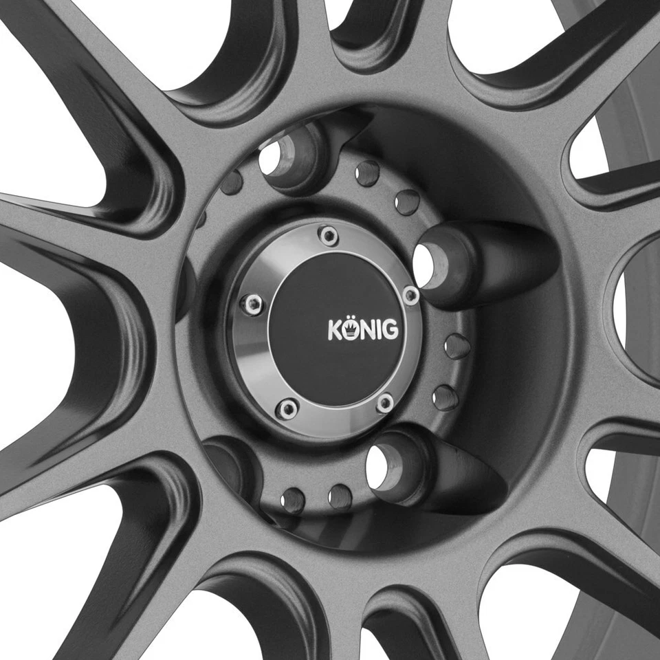 Roda Konig HYPERGRAM 17x8 (45, 5x112, 66.56) cinza aro único - Imagem 4 de 4