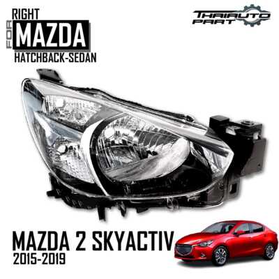 Mazda2 純正 ヘッドライト 6BA-DJLAS Fit Mazda2 DJ DL Pre-Facelift 15-19 RH Head Lamp Front Light