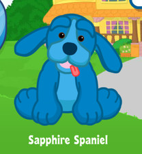 Webkinz Sapphire Spaniel Virtual Adoption Code Only Messaged Webkinz Blue Dog