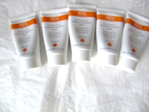 REN Glycolactic Radiance Renewal Mask 5 x 15ml, Brand New & Sealed - Picture 1 of 3