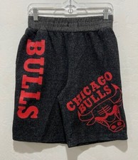 Youth Chicago Bulls Shorts Size M Elastic Waist Fits 27-32" 10" Inseam Pockets