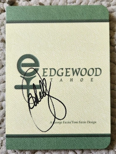 JOHN ELWAY Signed EDGEWOOD TAHOE Golf Scorecard-DENVER BRONCOS/HOFer