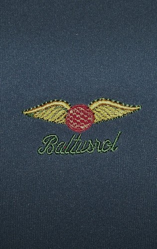 PETER MILLAR WIND Full Zip Sweater Vest Jacket Shirt BALTUSROL GOLF CLUB Blue M - Picture 3 of 6