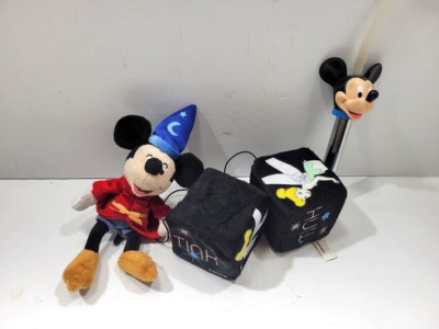 (3) Assorted Disney Mickey Mouse Items