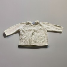 Vtg Toddler Girls Carriage Boutiques Button Knitted Cardigan Sweater Made In USA