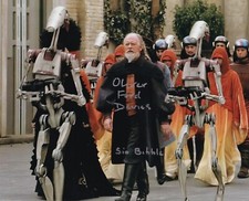 OLIVER FORD DAVIES signed autograph 20x25cm STAR WARS in person autograph COA