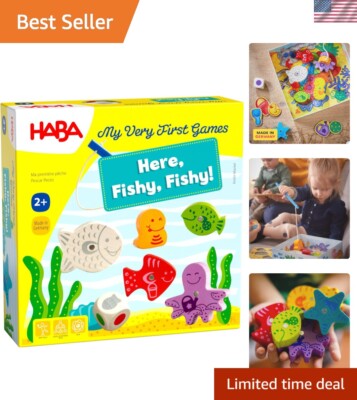 Educational Magnetic Fishing Game for 2-4 Year Olds - Hand-Eye Coordination Fun