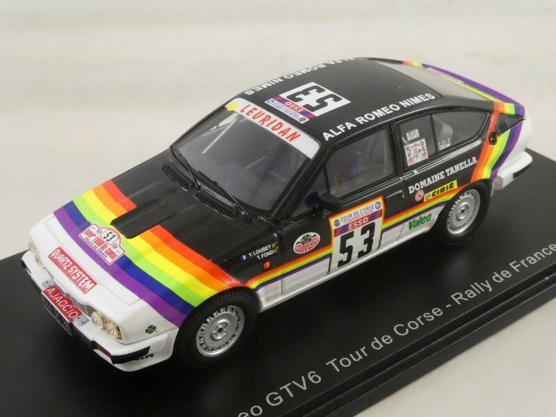 Ensemble Assistance Alfa Romeo Alfetta GT Tour De Corse 1975 – Échelle 1/43