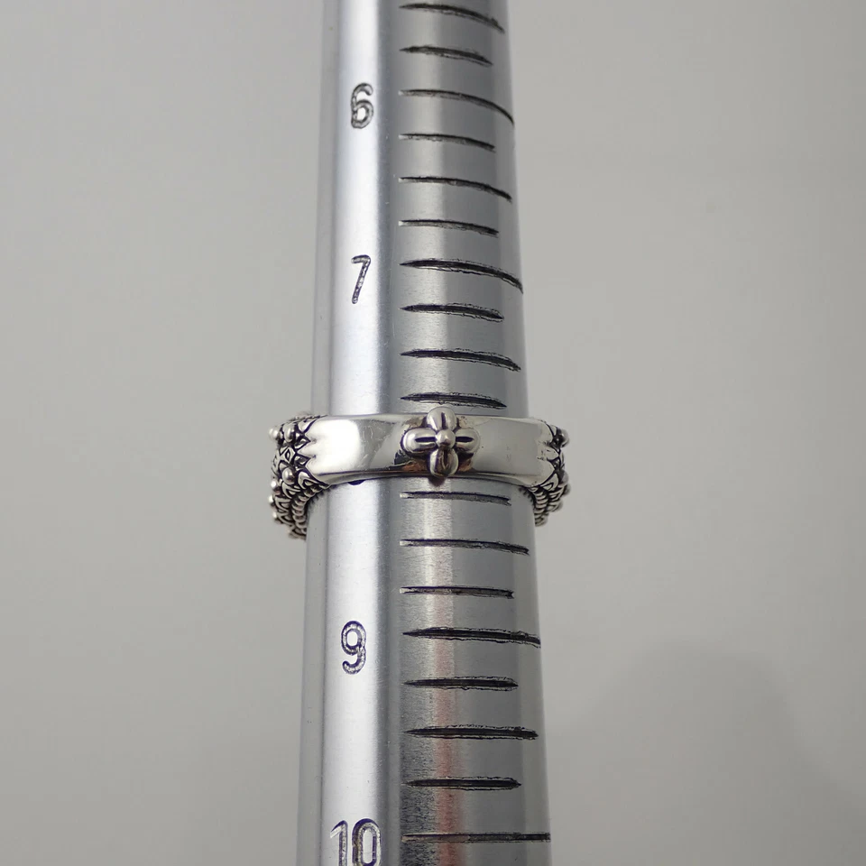 Anillo Barbara Bixby Topacio Azul Flor Espinela Transparente Plata de Ley 18K Talla 8 14g Foto 4 de 4