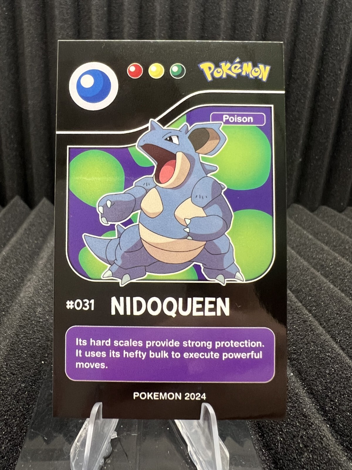 Nidoqueen #31 - Pokedex Black Kanto 2024 - Pokemon Card NM