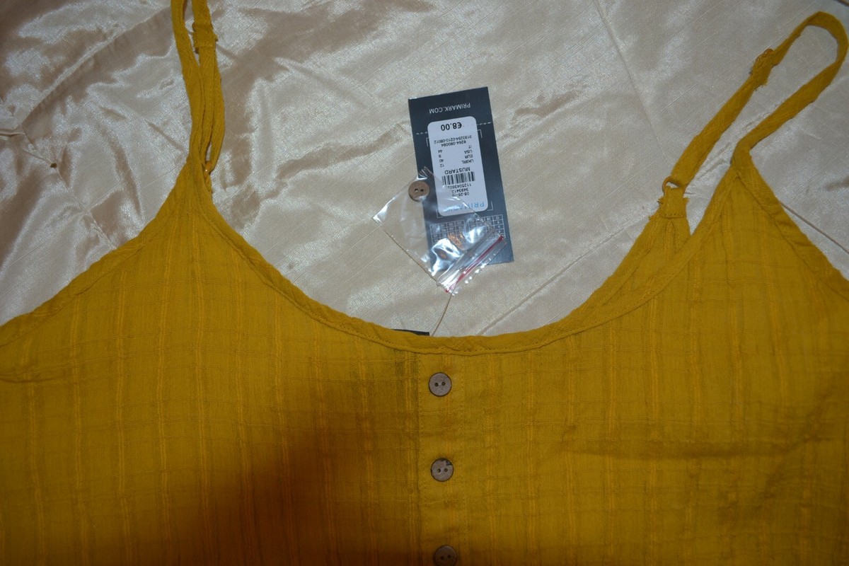 yellow vest top primark