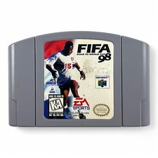 Thumbnail of ebay&reg; auction 297231478343 | N64 / Nintendo 64 - FIFA 98: Die WM Qualifikation / Road to World Cup US Modul