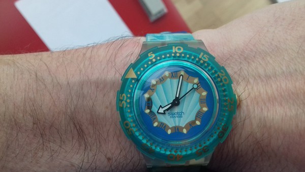 Swatch VINTAGE COLLECTION(1994) SDK-119 SEA HORSE watch MONTRE NOS SCUBA WR UHR