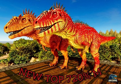 ARK Survival Ascended Carcha NEW TOP STATS 720M PVE PS5/XBOX/PC