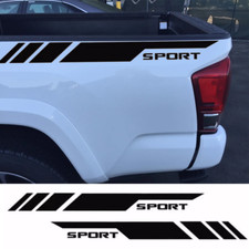 For Toyota Tacoma Tundra Matte Black Sport Side Bed Truck Vinyl Decal Sticker 2x
