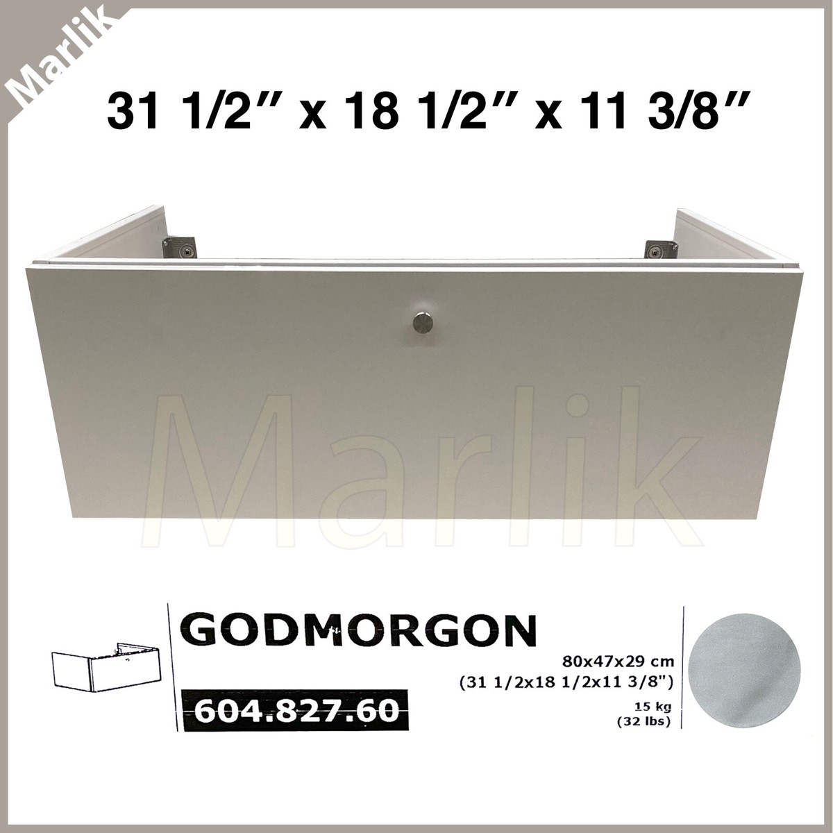 IKEA GODMORGON Sink Cabinet 31 1/2