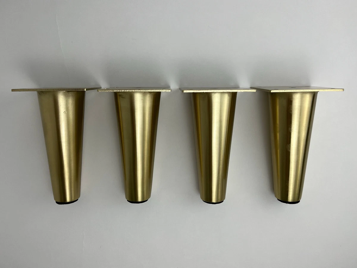 Brushed brass online table legs