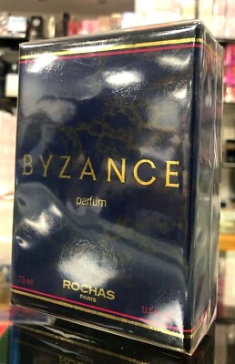 ROCHAS Byzance ''Coffret Satin'' Parfum 7,5ml (1/4 fl oz) Company Sealed 